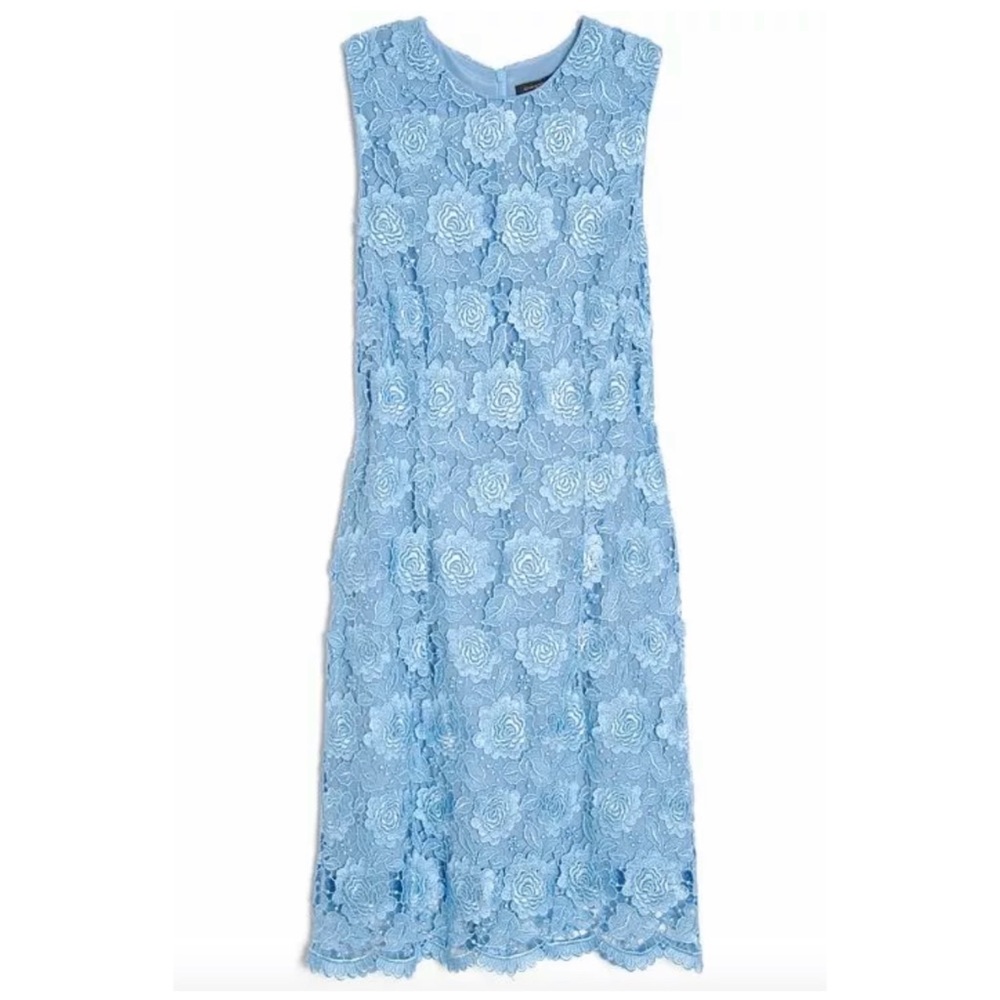 Christopher Kane Light Blue Guipure Lace Dress